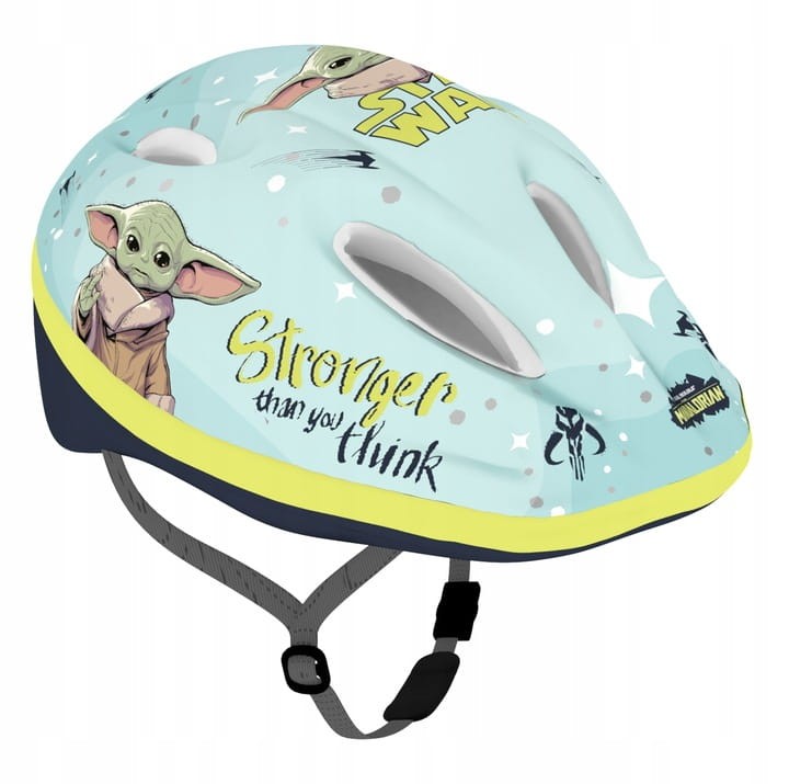 Galaktyczny zestaw Star Wars Mandelorian– wielokolorwy kask, ochraniacze i rękawiczki, dla dzieci 4–10 lat (52–56 cm)