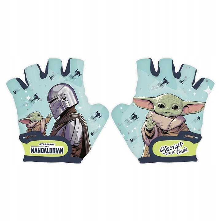 Galaktyczny zestaw Star Wars Mandelorian– wielokolorwy kask, ochraniacze i rękawiczki, dla dzieci 4–10 lat (52–56 cm)