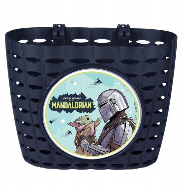 Zestaw akcesoriów rowerowych Star wars, granatowy, dla dzieci 3-8 lat: koszyk, dzwonek, wiatraczek