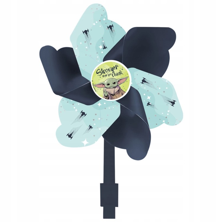 Zestaw akcesoriów rowerowych Star wars, granatowy, dla dzieci 3-8 lat: koszyk, dzwonek, wiatraczek